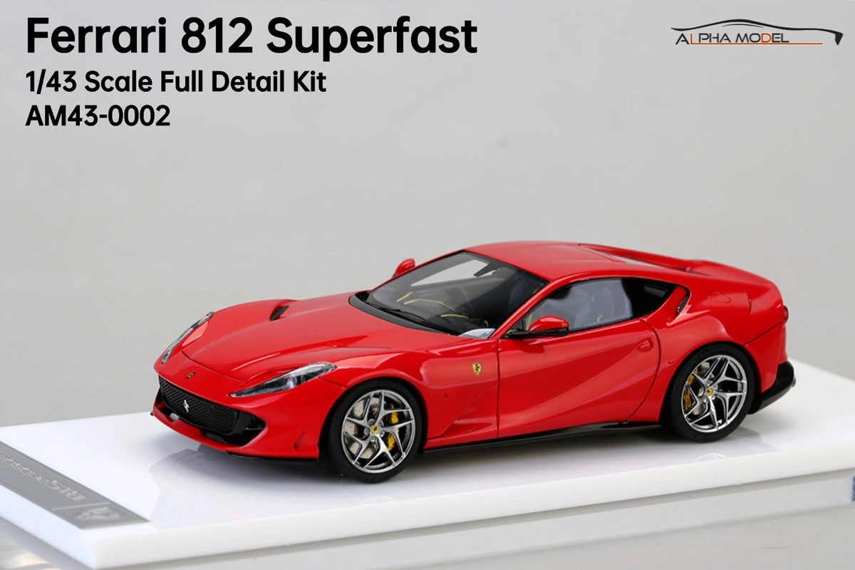 アルファモデル 1/43 フェラーリ 12チリンドリ レジンキット アルファモデル 1/43 フェラーリ 12チリンドリ レジンキット