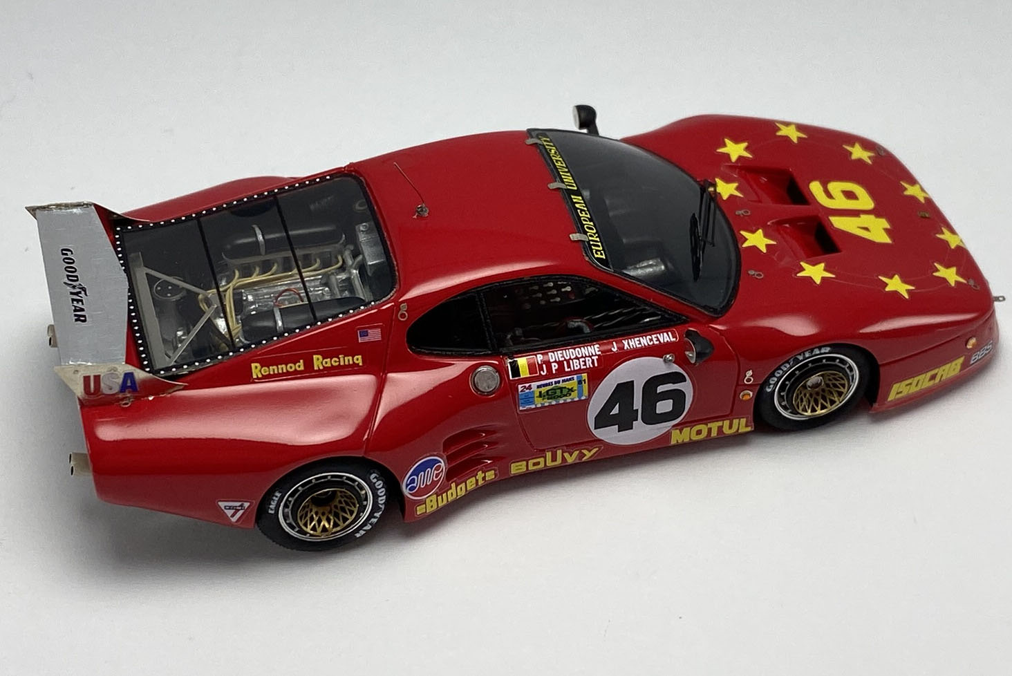 ARENA K1404 Ferrari 512 BB Rennod Racing LM 24H 1981 No.46