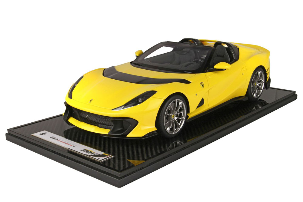BBR1216A 1/12 Ferrari 812 Competizione A Modena Yellow Limited 20pcs