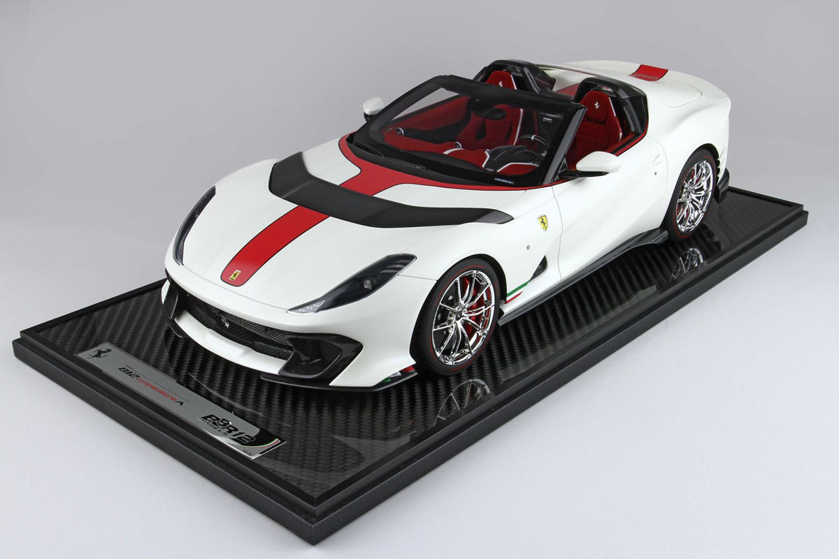 BBR1216L 1/12 Ferrari 812 Competizione A Bianco Italia Limited 20pcs
