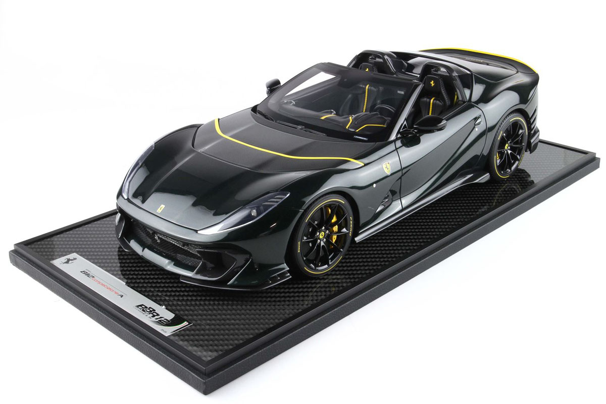 BBR1216O 1/12 Ferrari 812 Competizione A Green Zeltweg Limited 25pcs