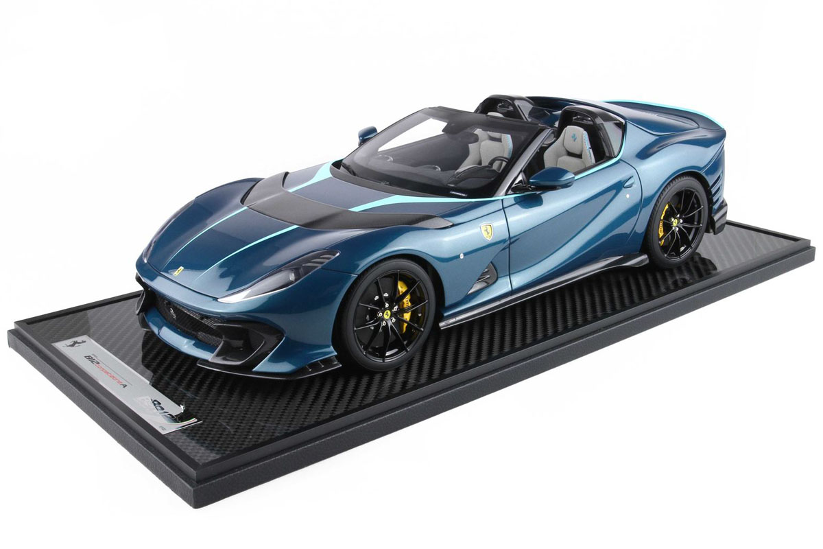 BBR1216R 1/12 Ferrari 812 Competizione A Blue Capri Limited 20pcs