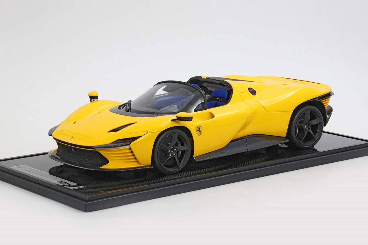 BBR1217H 1/12 Ferrari Daytona SP3 Serie Icona (Open roof) Giallo Modena Limited 5pcs