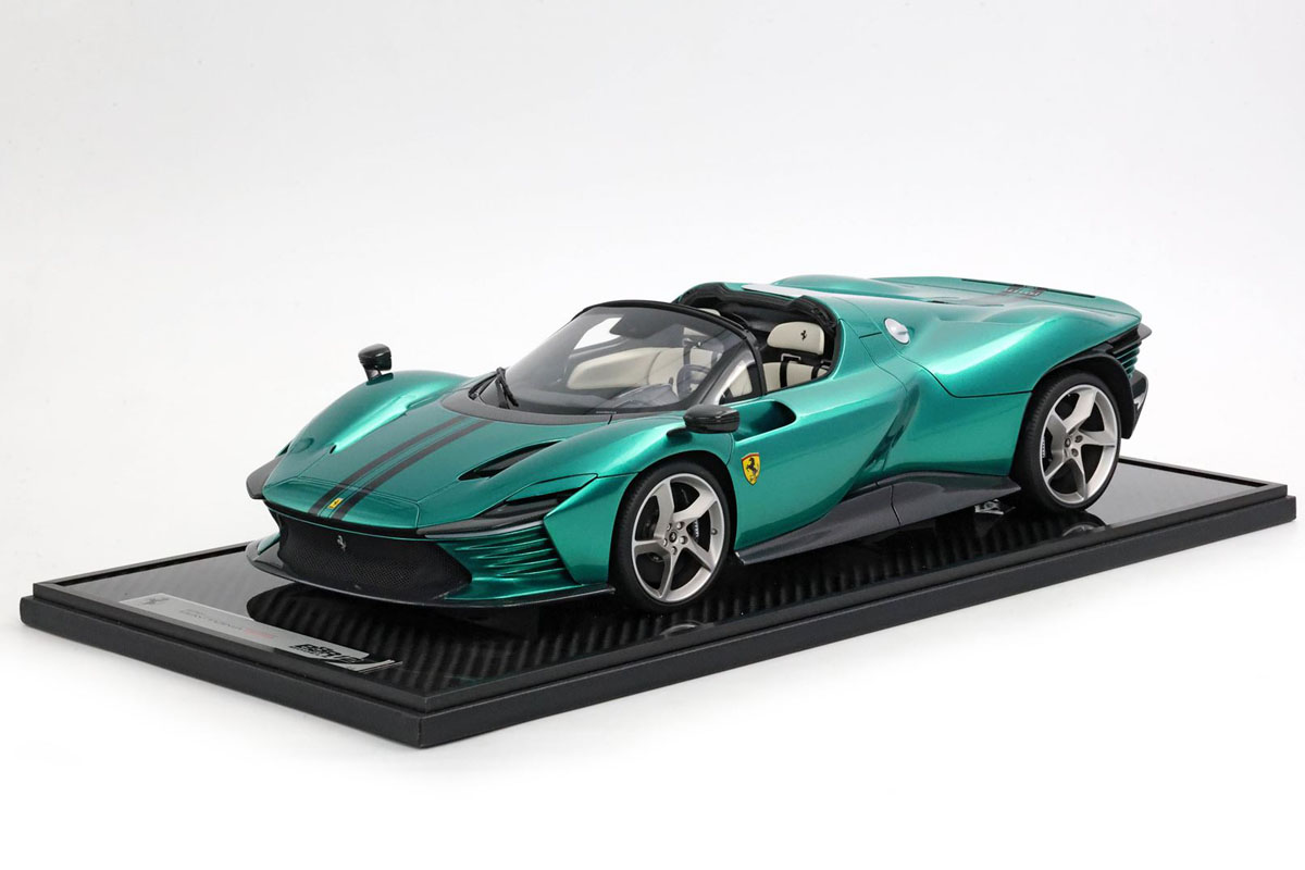 BBR1217I 1/12 Ferrari Daytona SP3 Serie Icona (Open roof) Green Jewel