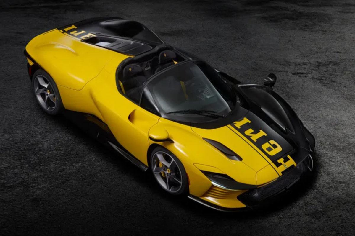 ** 予約商品 ** BBR1217O 1/12 Ferrari Daytona SP3 599+1 - Open Roof Giallo Modena / Carbon Fiber Limited 99pcs