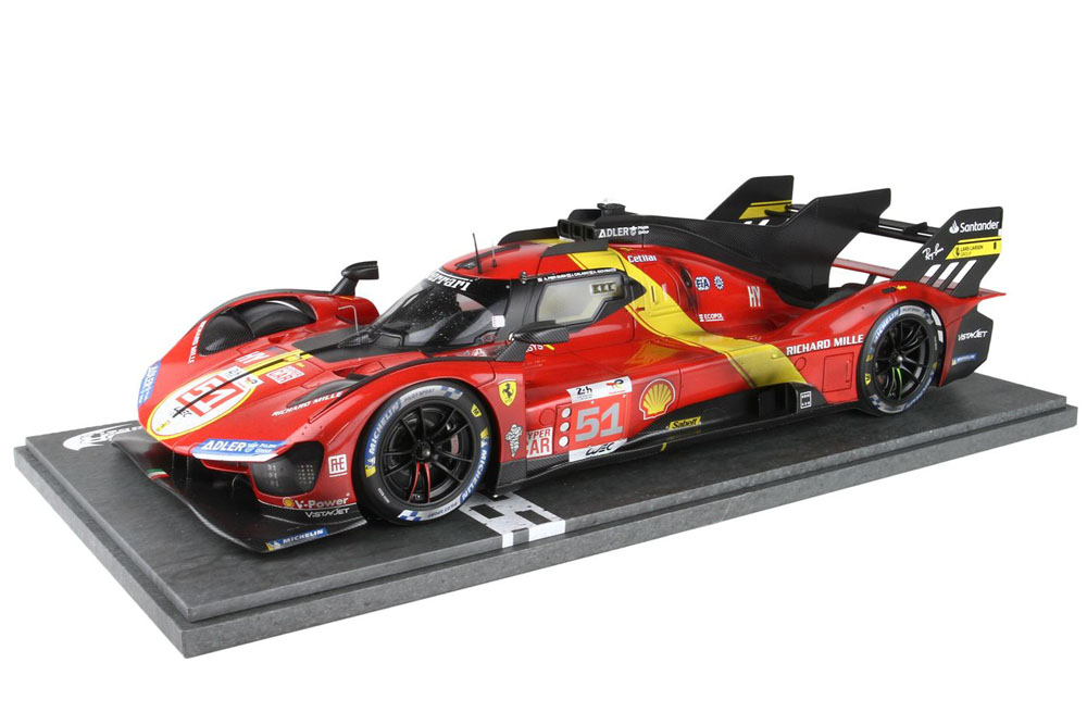 ** 予約商品 ** BBR1219DIRTY 1/12 Ferrari 499P Le Mans 2023 n.51 Winner Dirty ver.