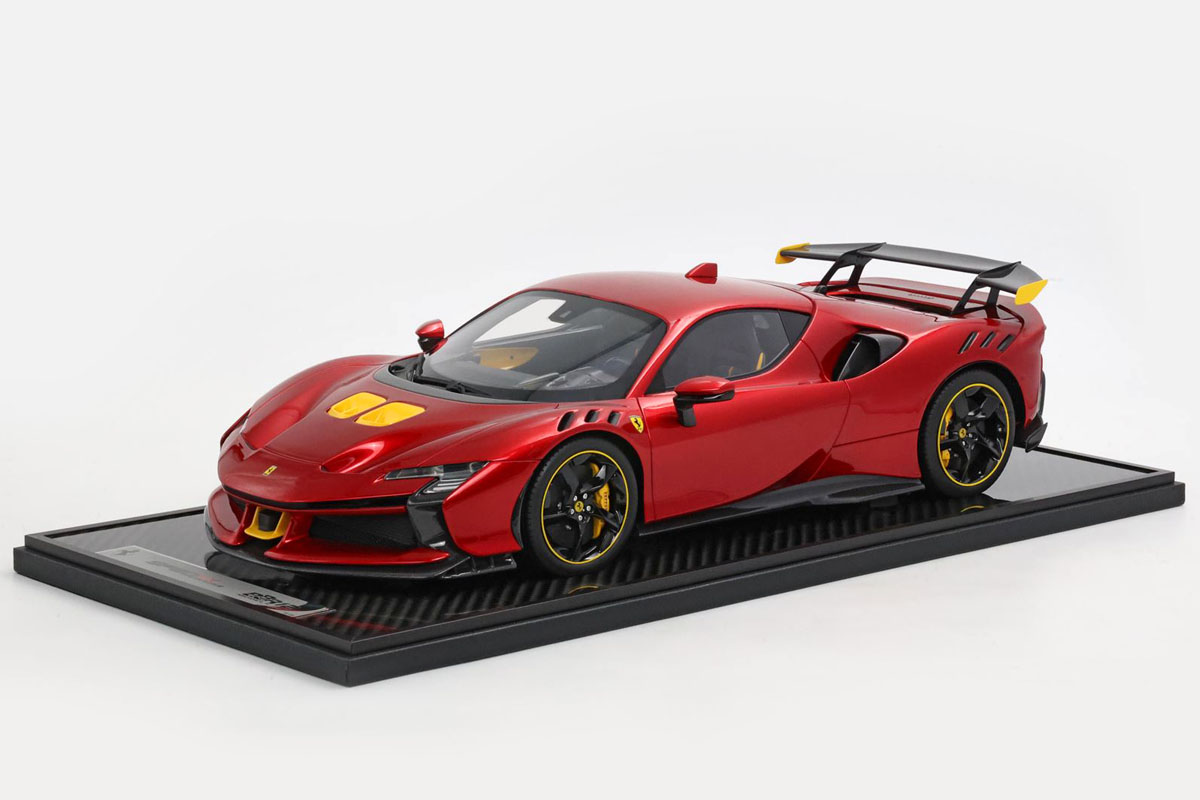 BBR1220B 1/12 Ferrari SF90XX Stradale Rosso Fuoco - (Giarro Modena Air Intakes) Limited 20pcs