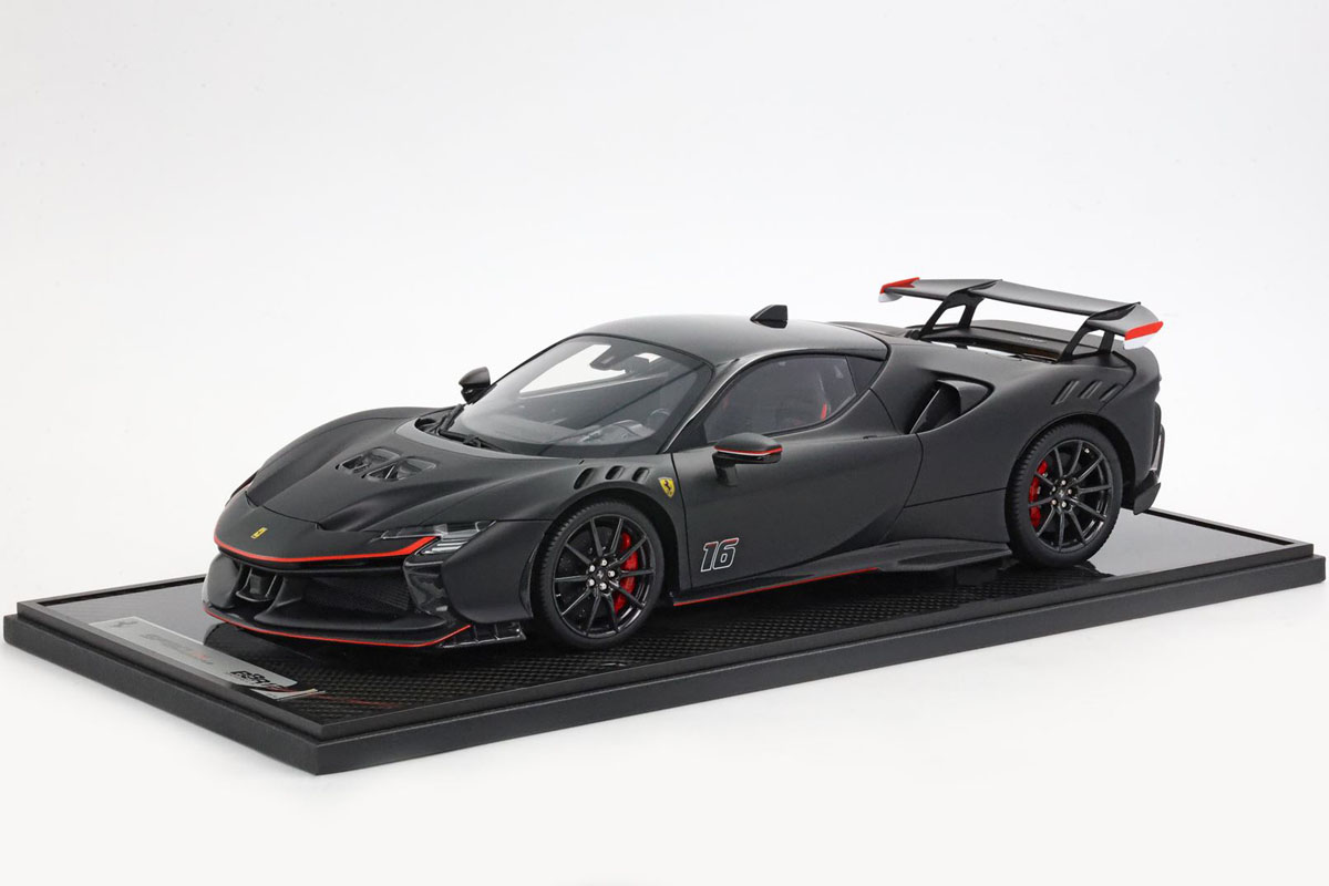 BBR1220CL 1/12 Ferrari SF90XX Stradale #16 Matt Black