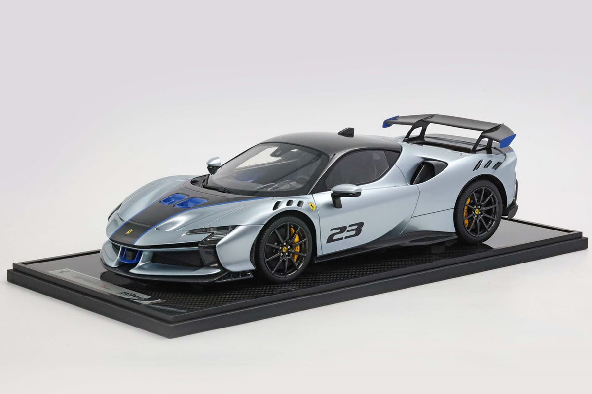BBR1220D 1/12 Ferrari SF90XX Stradale Grigio Titanio Limited 10pcs