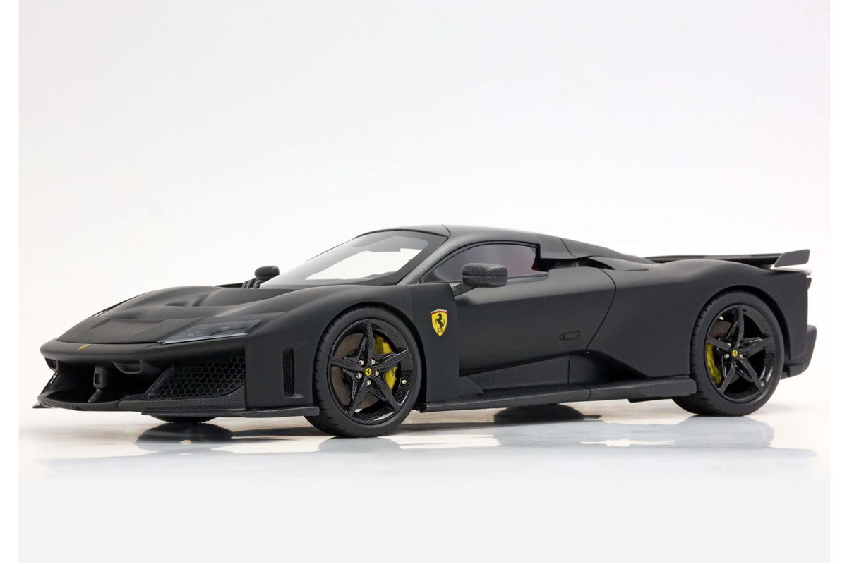 ** 予約商品 ** BBR1223C 1/12 Ferrari F80 Matt black - Carbon details - Yellow brakes Limited 10pcs