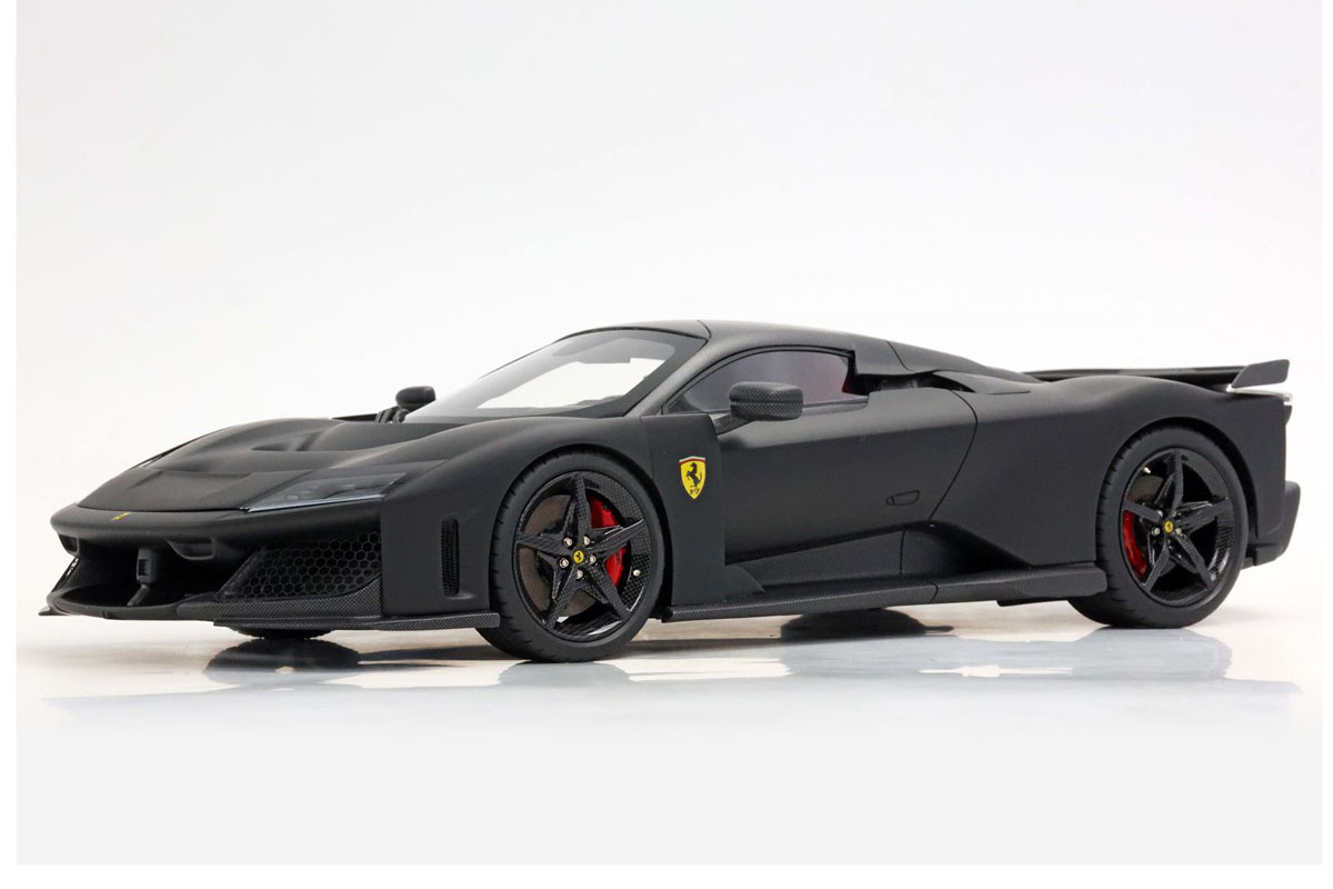 ** 予約商品 ** BBR1223C1 1/12 Ferrari F80 Matt black - Carbon details - Red brakes Limited 10pcs