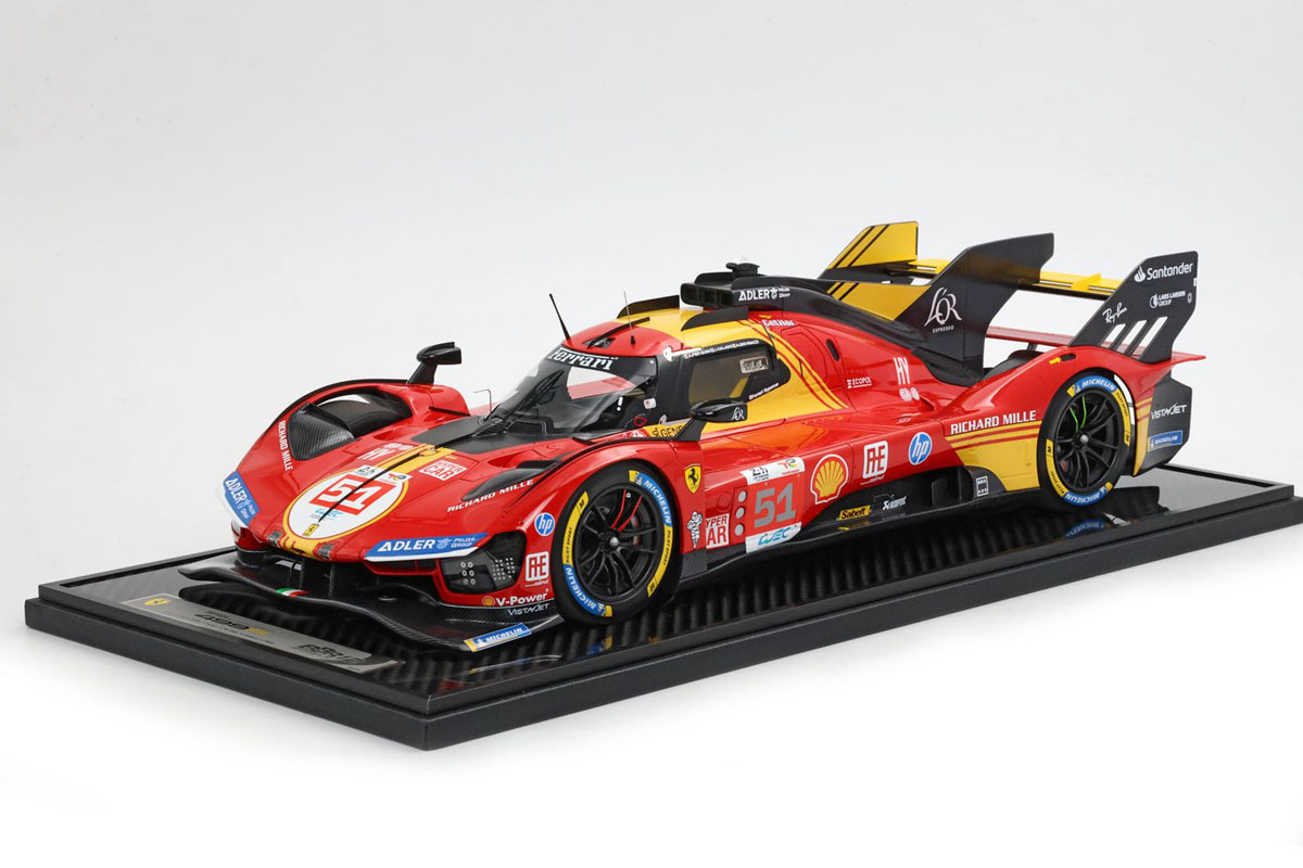 BBR1226B 1/12 Ferrari 499P n.51 - 3rd Le Mans 2024 Limited 5pcs
