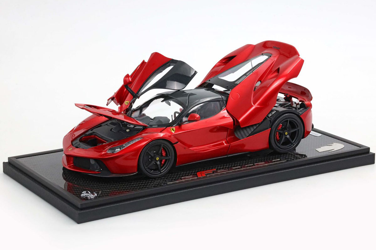 BBR182240B 1/18 La Ferrari Rosso F1 2007 / Black roof - Carbon base Limited 100pcs（ケース付）
