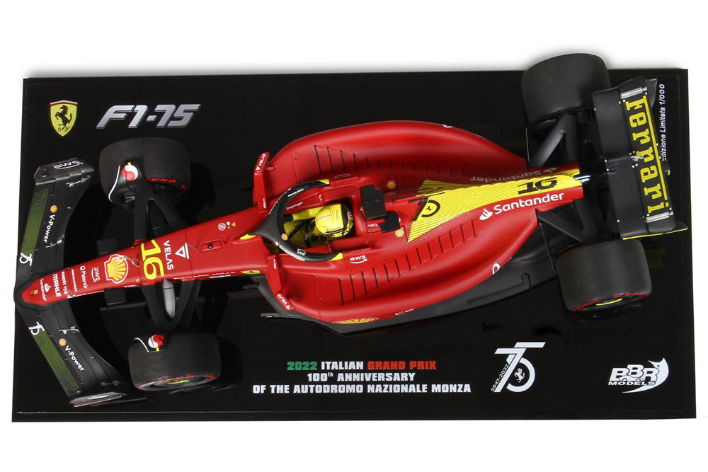 BBR 182275-16DIE 1/18 Ferrari F1-75 Italian GP Monza 2022 C.Leclerc Limited 300pcs （ケース付）