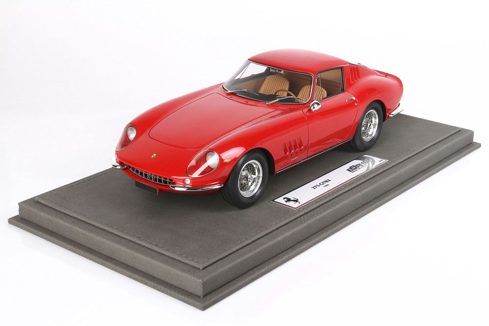 【お取り寄せ商品】 BBR1823BV 1/18 Ferrari 275 GTB2 1966 Red Limited 90pcs （ケース付）