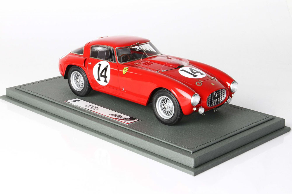 【お取り寄せ商品】 BBR1852CV 1/18 Ferrari 340 MM S/N 0322 24h Le Mans 1953 n.14 Limited 250pcs （ケース付）