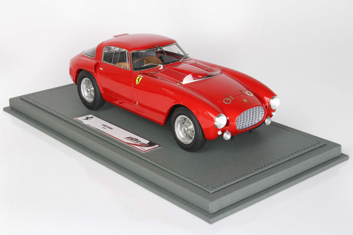 【お取り寄せ商品】 BBR1852DV 1/18 Ferrari 340 MM S/N 0318 1953 Red Limited 300pcs （ケース付）