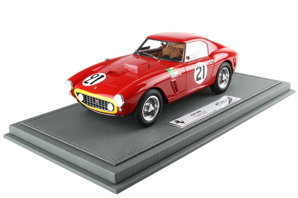 ** 予約商品 ** BBR1861FV 1/18 Ferrari 250 SWB 24H Le Mans 1960 n.21 Beulys / Bianchi （ケース付）