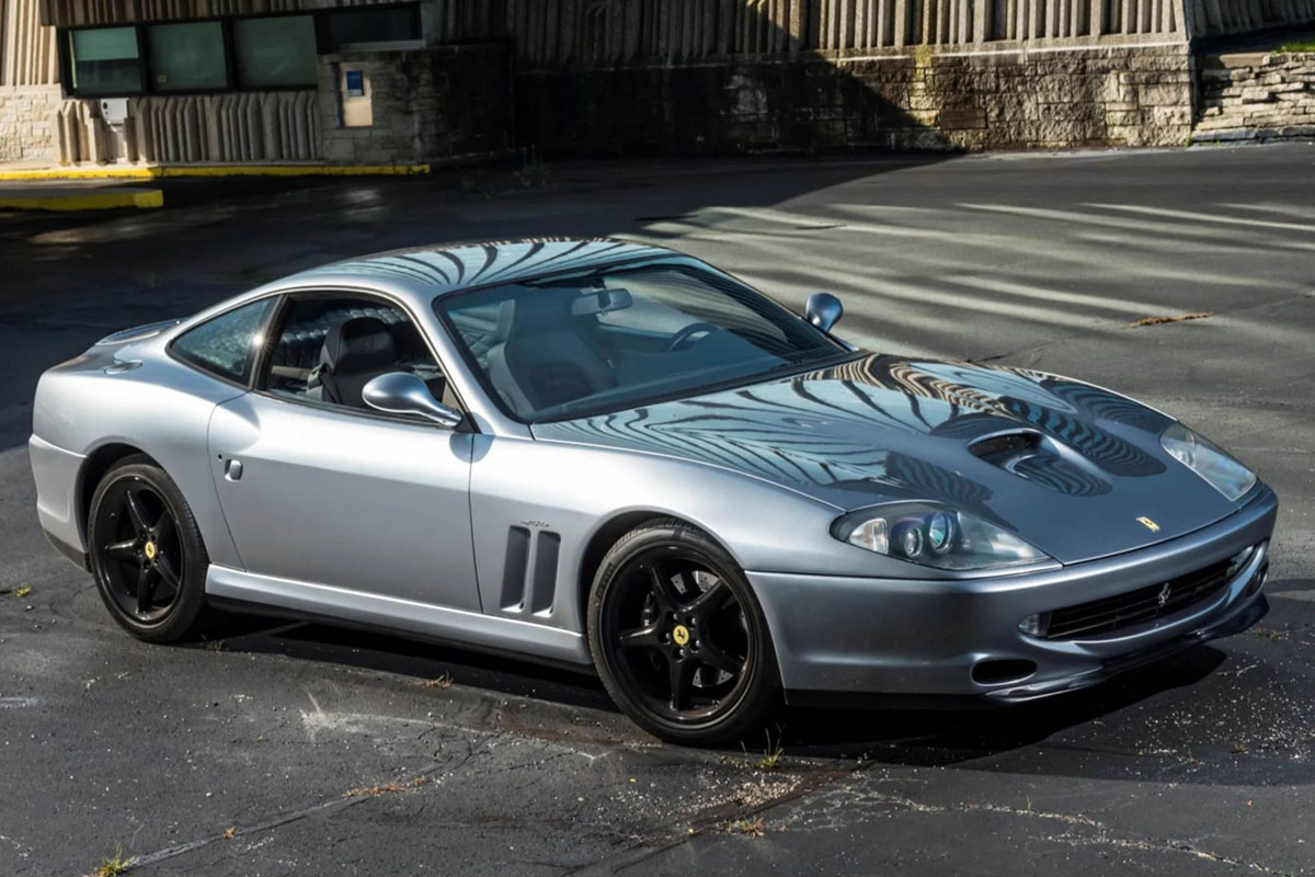 ** 予約商品 ** BBR1873CV 1/18 Ferrari 550 Maranello 1996 Grigio Titanio - Charcoal - Black rims Limited 18pcs（ケース付）