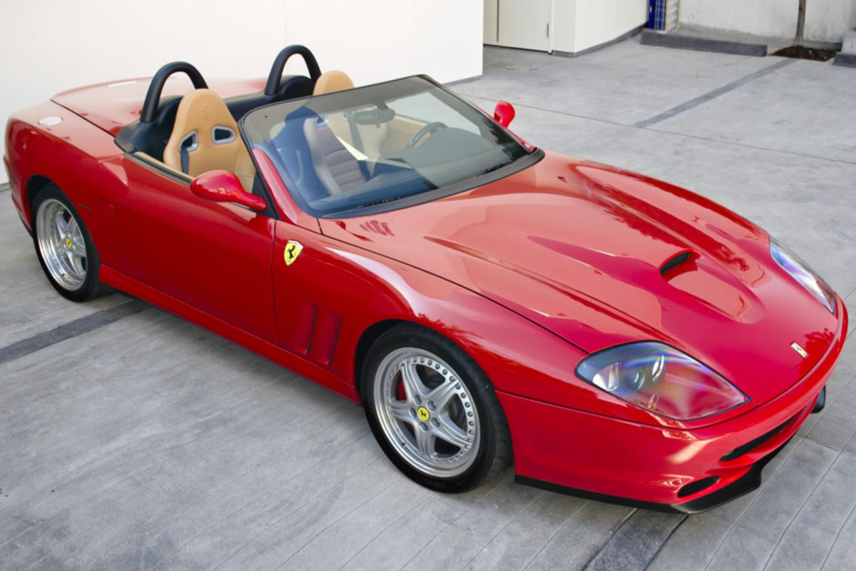 ** 予約商品 ** BBR1874A1V 1/18 Ferrari 550 Barchetta 2000 Rosso Corsa - Beige interior（ケース付）