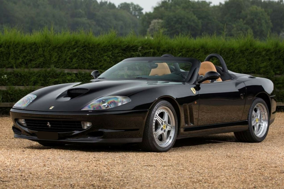 ** 予約商品 ** BBR1874CV 1/18 Ferrari 550 Barchetta 2000 Nero DS - Beige interior（ケース付）