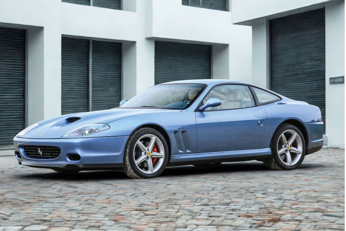 ** 予約商品 ** BBR1875AV 1/18 Ferrari 575M Maranello 2002 Azzurro California（ケース付）