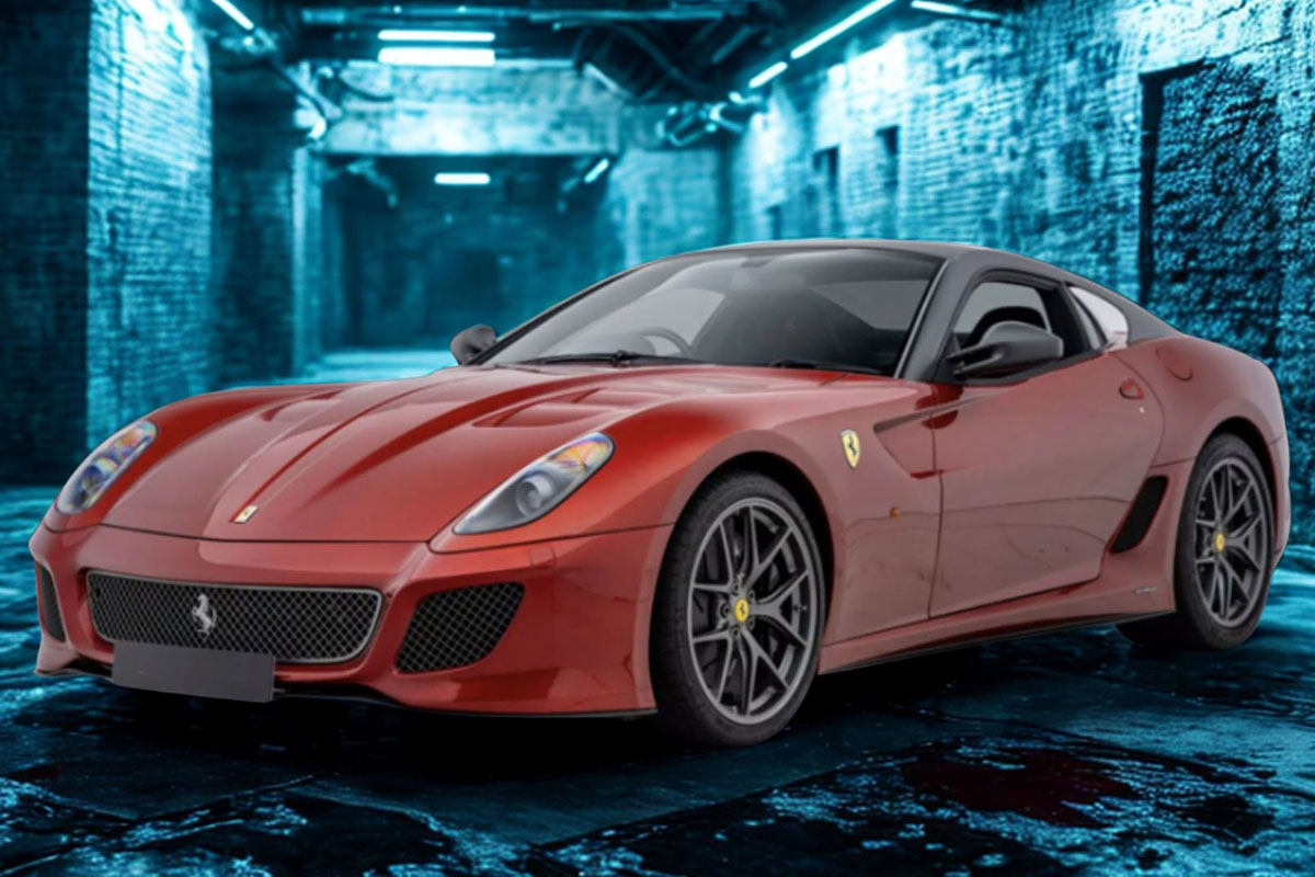 ** 予約商品 ** BBR1880DV 1/18 Ferrari 599 GTO 2010 Rosso Fuoco with Gray roof Limited 27pcs（ケース付）