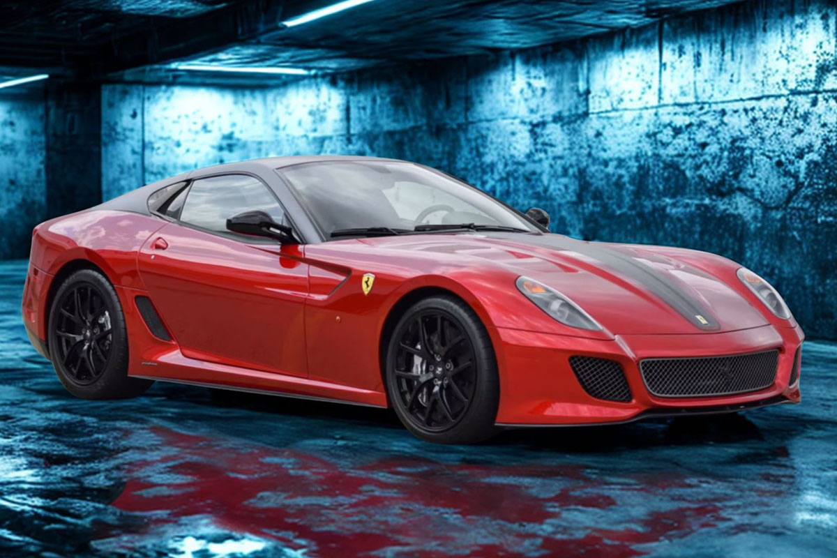 ** 予約商品 ** BBR1880D1V 1/18 Ferrari 599 GTO 2010 Rosso Fuoco with Gray roof and Stripe Limited 27pcs（ケース付）