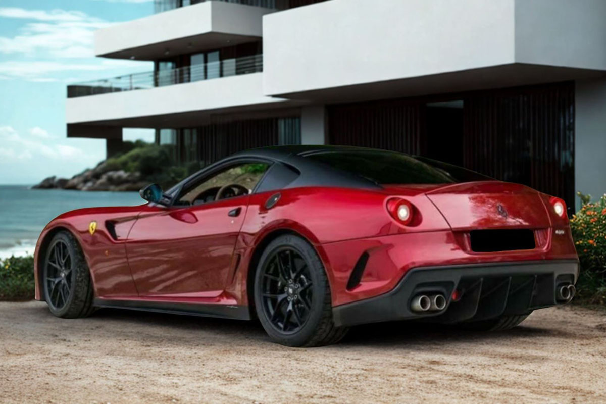** 予約商品 ** BBR1880LV 1/18 Ferrari 599 GTO 2010 Rosso Monza with Black roof Limited 27pcs（ケース付）