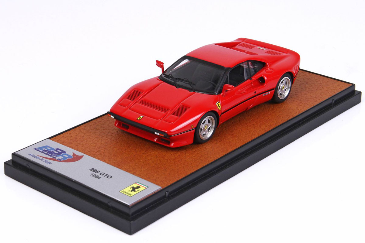 未使用BBR フェラーリ288GTO 1984年 正規品 当時物 1/43 BBR フェラーリ 288 GTO 1984 （レッド） - ミニカー
