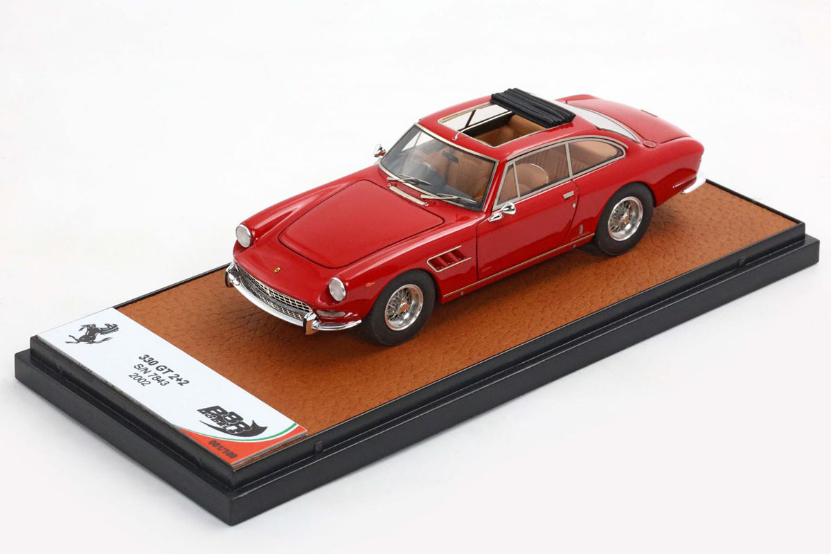 ** 予約商品 ** BBR272B Ferrari 330GT 2+2 Single light / Open roof Red S/N 7843 Limited 109pcs
