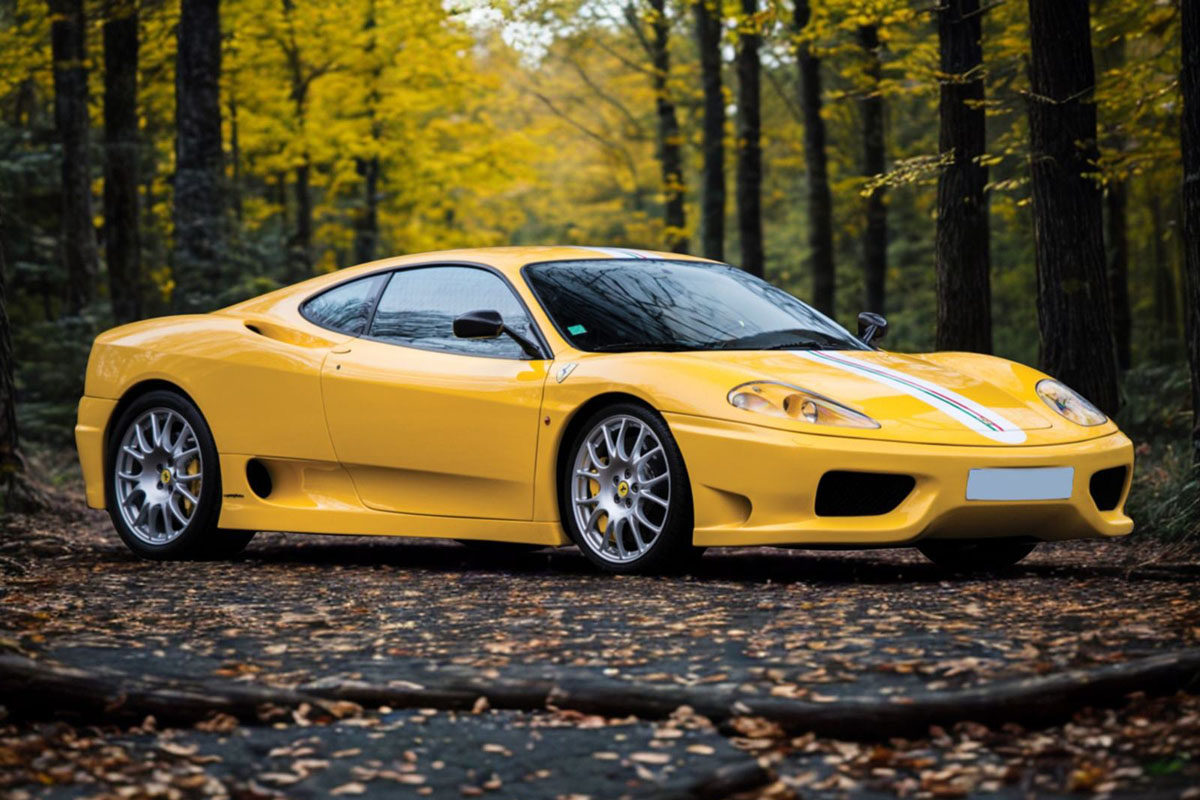 ** 予約商品 ** BBR273B Ferrari 360 Challenge Stradale Giallo Modena - Italian stripe