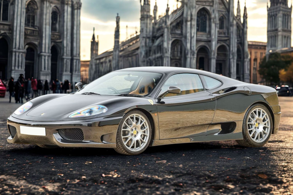 ** 予約商品 ** BBR273E1 Ferrari 360 Challenge Stradale Nero DS