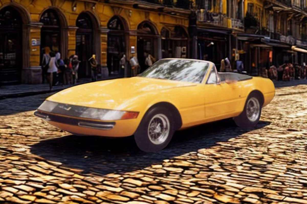 ** 予約商品 ** BBR274B Ferrari 365 GTB/4 Daytona Spider Giallo Modena