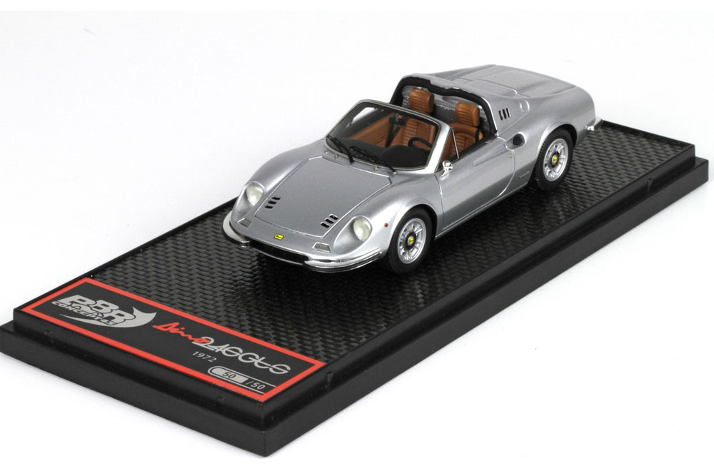 BBRC054H Ferrari Dino 246 GTS 1972 Argent Nurburgring Limited 50pcs