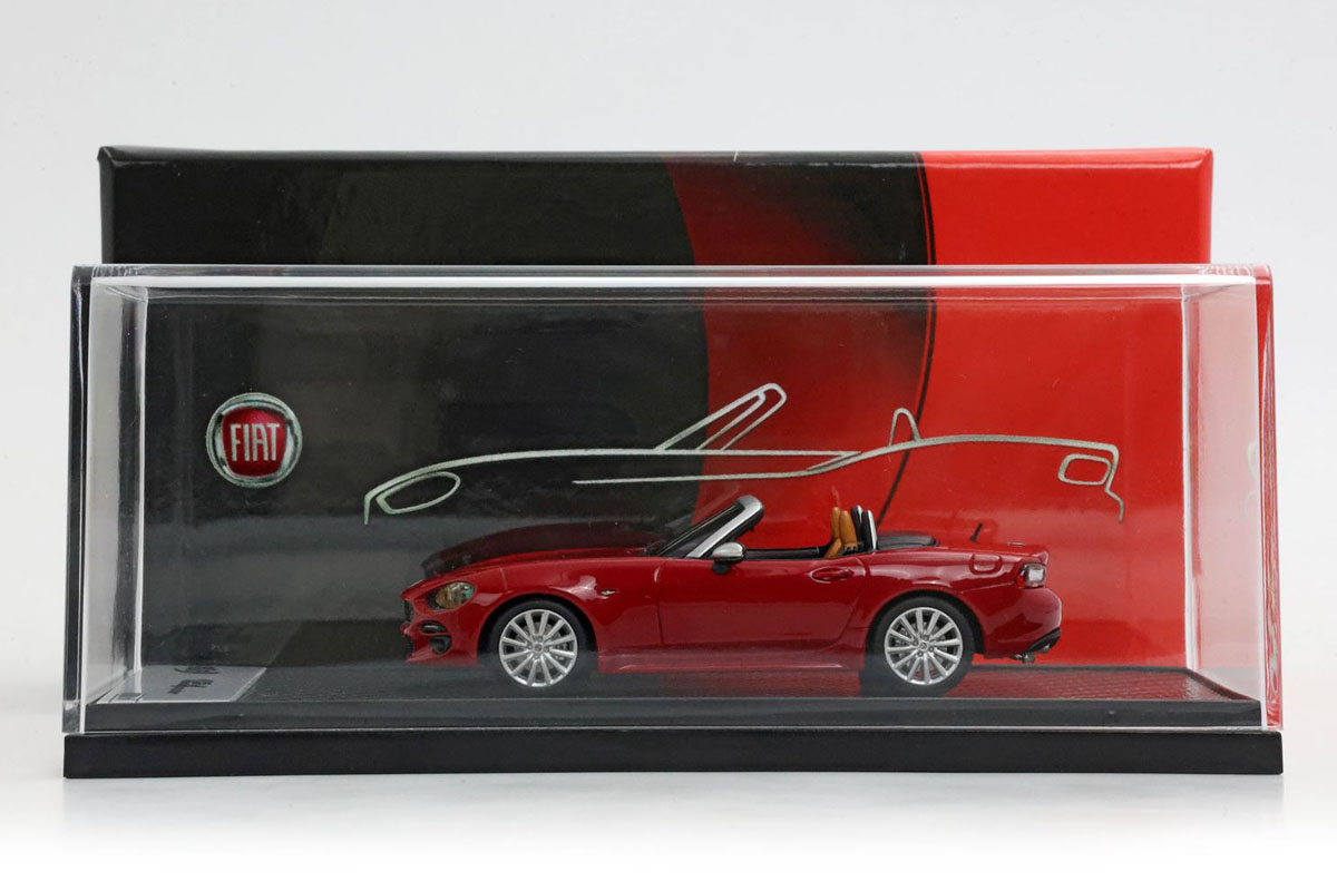 ** 予約商品 ** BBRC181A-26 1/43 Fiat 124 Spider Rosso Passione Limited 18pcs