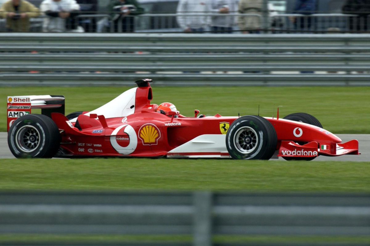 ** 予約商品 ** BBRC1864A1 1/18 Ferrari F2003-GA United States GP 2003 M.Schumacher Winner