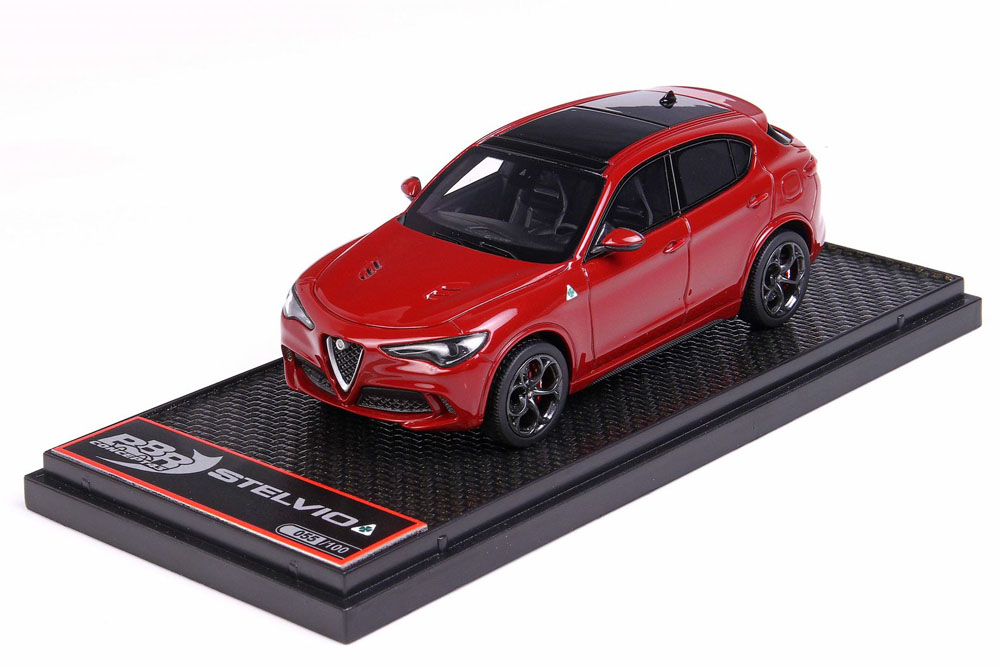 BBRC200A21 Alfa Romeo Stelvio Quadrifoglio 2021 Rosso Competizione Limited 100pcs