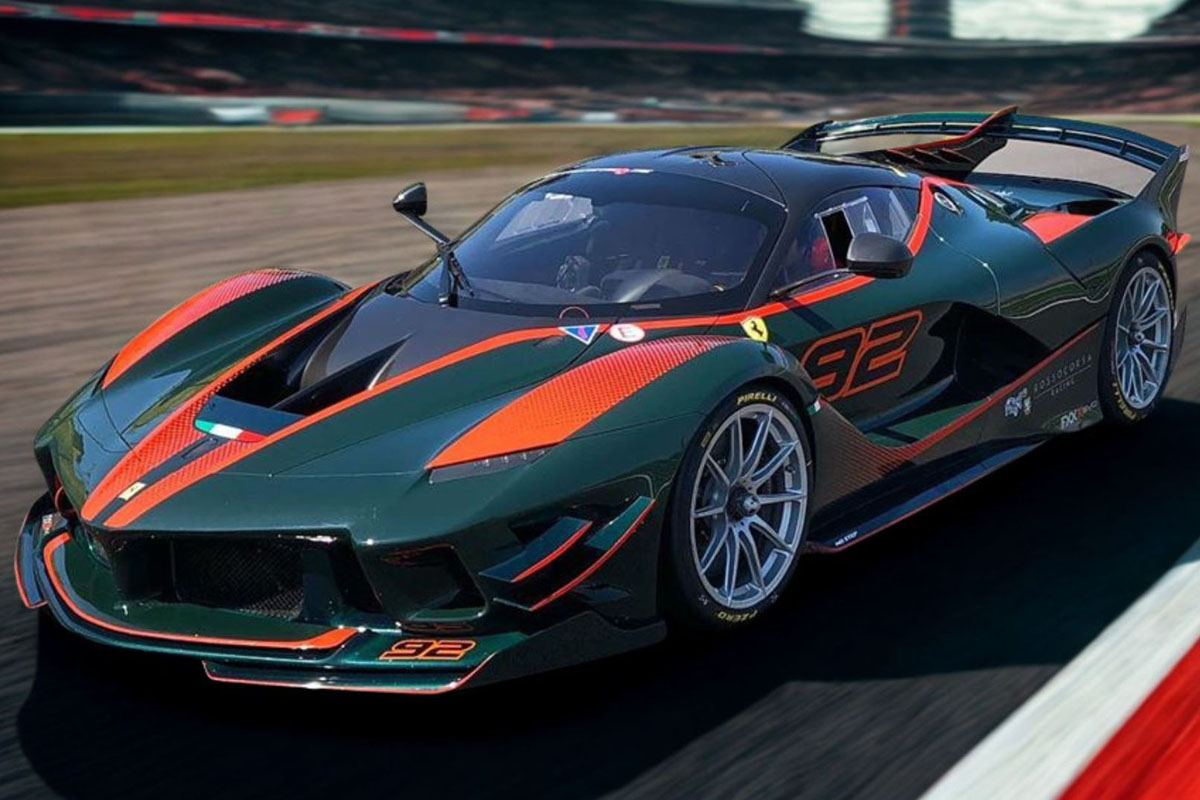 ** 予約商品 ** BBRC210-92 1/43 Ferrari FXXK EVO Verde GB - race number 92