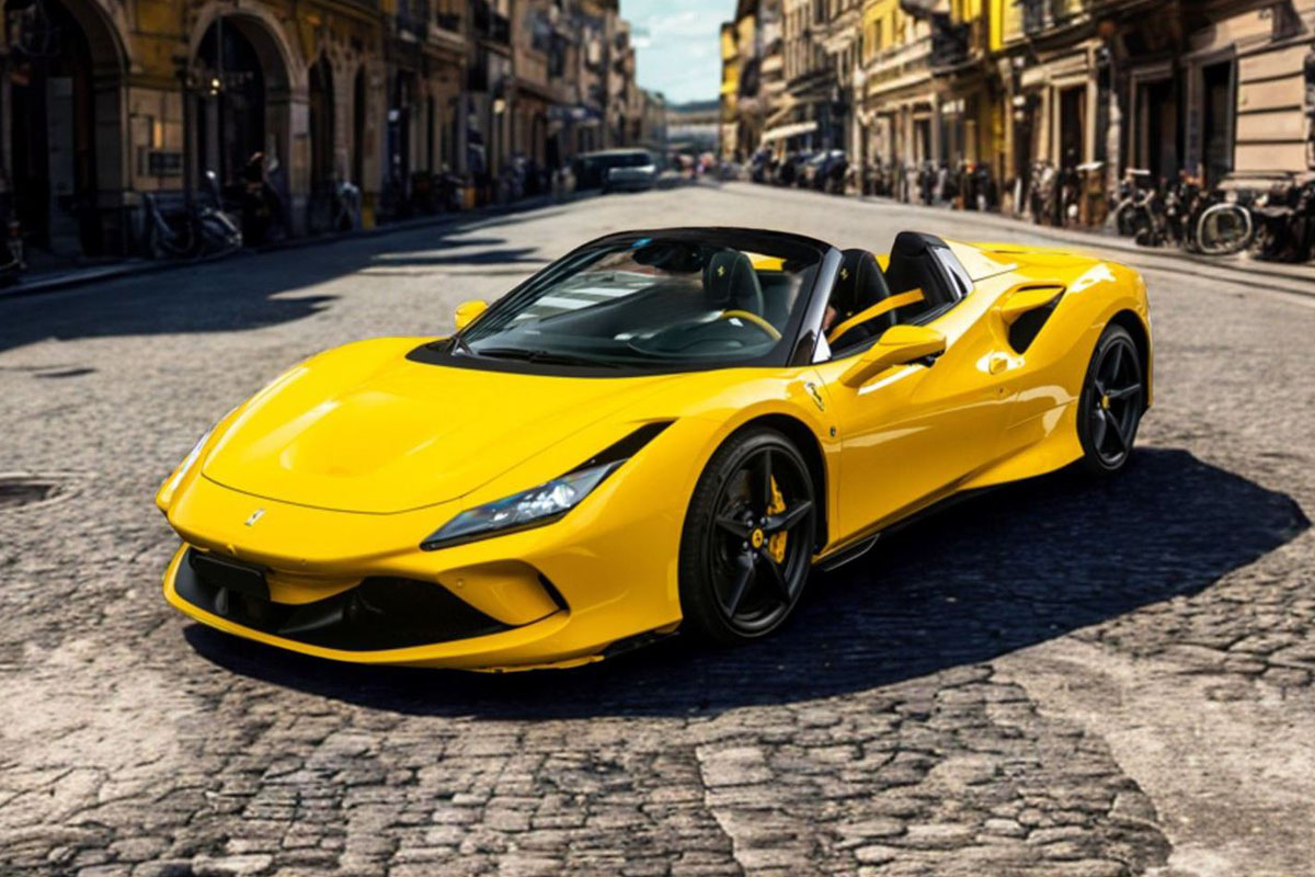 ** 予約商品 ** BBRC232A2 1/43 Ferrari F8 Tributo Spider Giallo Modena