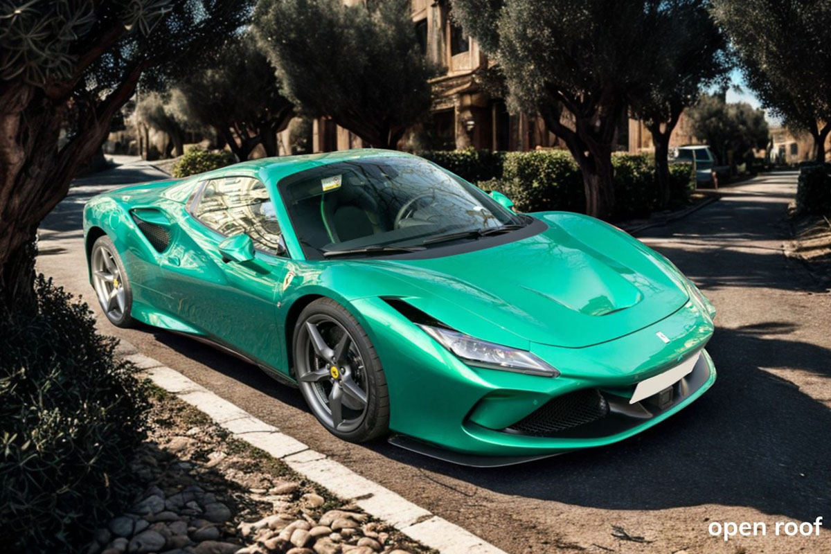 ** 予約商品 ** BBRC232T 1/43 Ferrari F8 Tributo Spider Green jewel