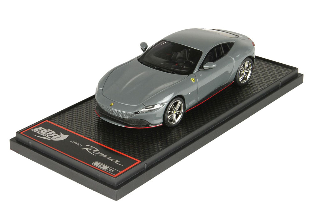 【お取り寄せ商品】 BBRC236N Ferrari Roma Grigio Medio / Red Stripe Limited 48pcs