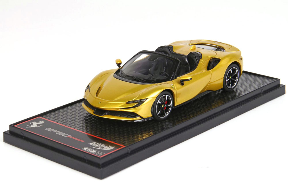 【お取り寄せ商品】 BBRC244A Ferrari SF90 Spider Giallo Monte Carlo Limited 200pcs