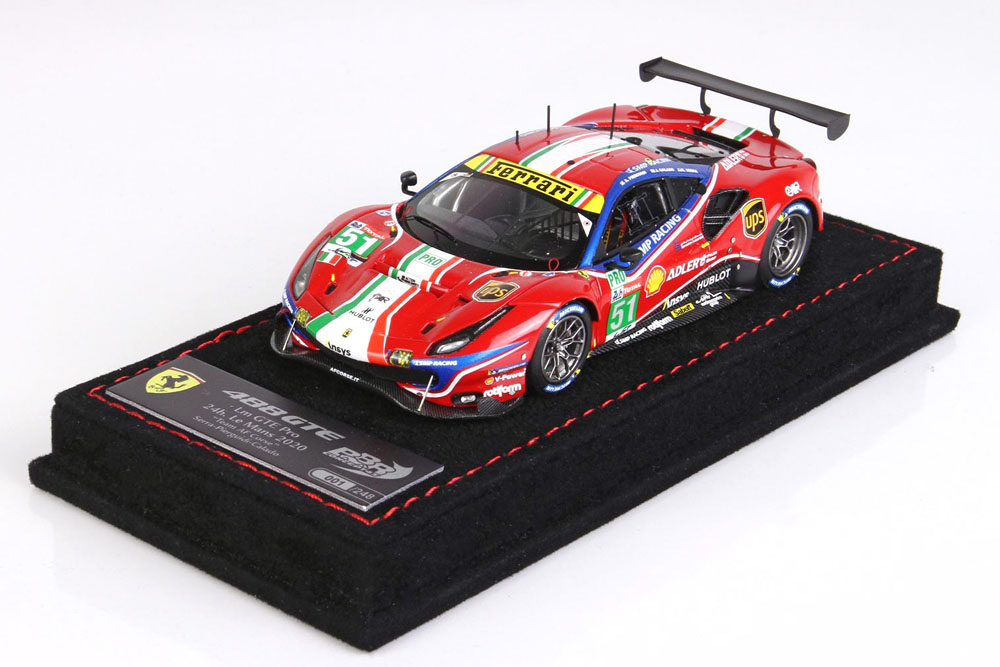 BBRC252 Ferrari 488 LM GTE PRO Team AF Corse 24H Le Mans 2020 n.51 Limited 248pcs