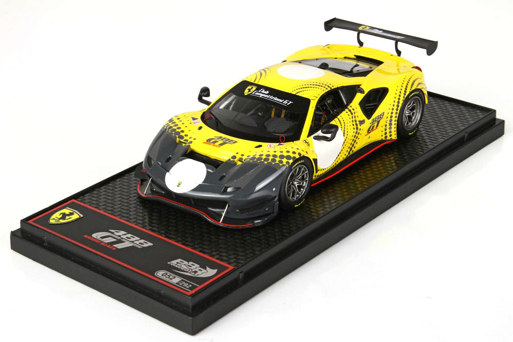 BBRC255 Ferrari 488 GT Modificata Yellow / Grey Limited 292pcs