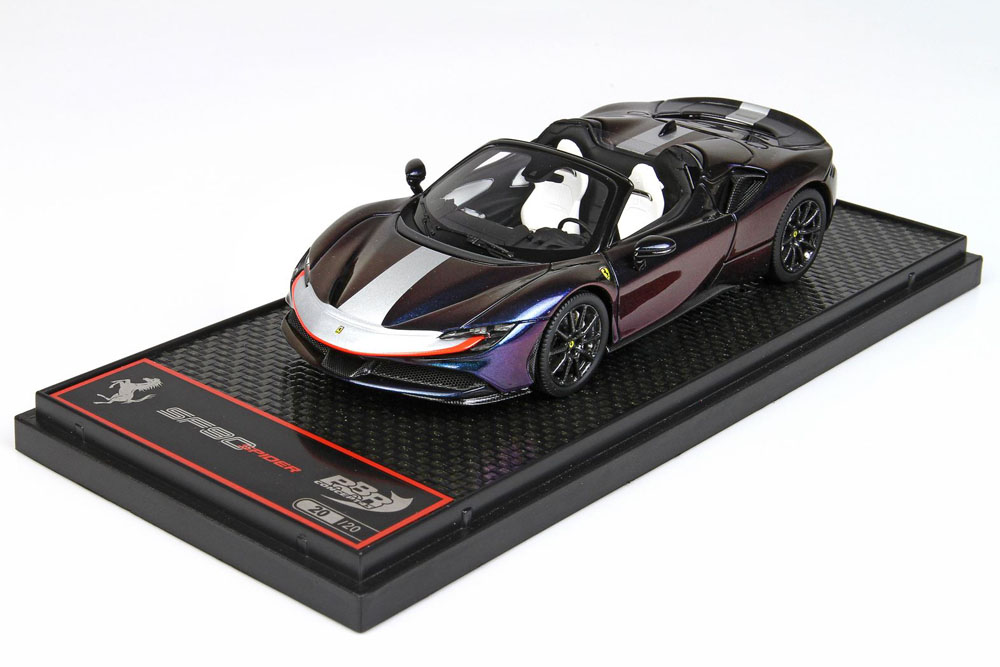 BBRC256CHAST Ferrari SF90 Spider Pack Fiorano Chameleon Limited 20pcs