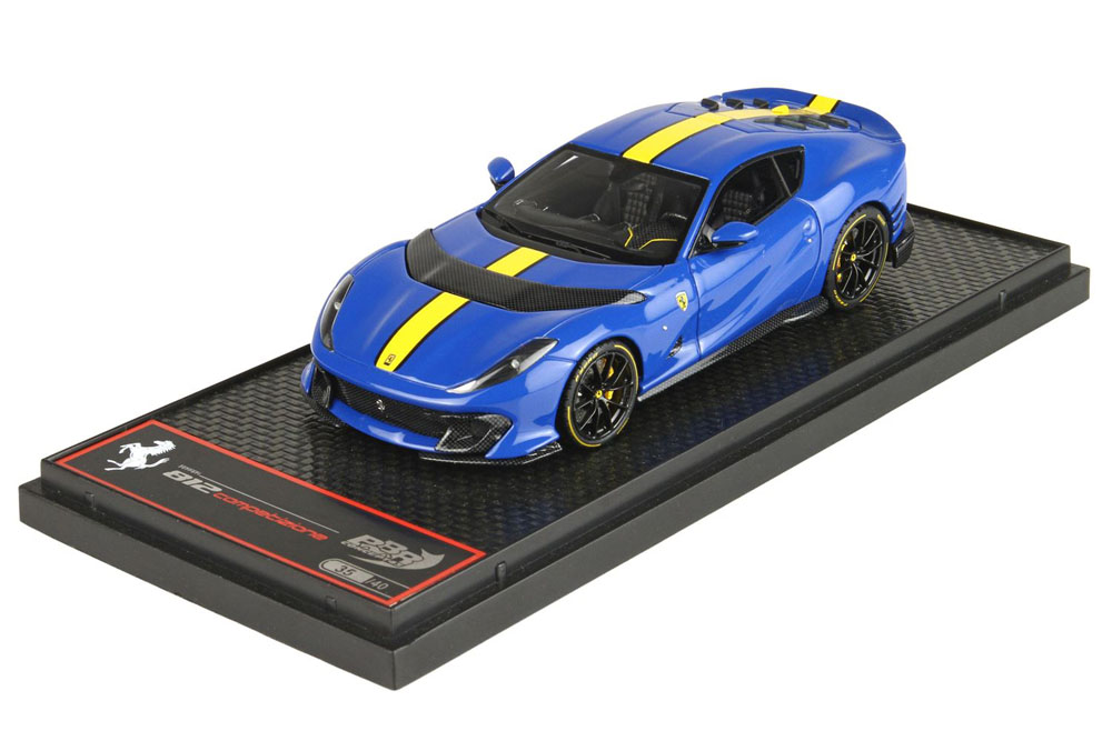 BBRC259C Ferrari 812 Competizione Azzurro Dino Limited 40pcs