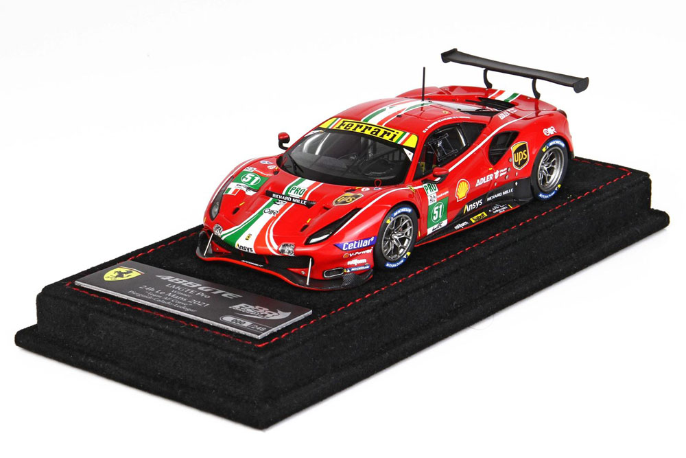 BBRC266A Ferrari 488GTE LMGTE Team AF Corse Wins Le Mans 2021 No.51 Limited 248pcs