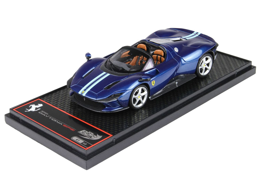 BBRC267F Ferrari Daytona SP3 Serie Icona Blu Abu Dhabi Limited 48pcs