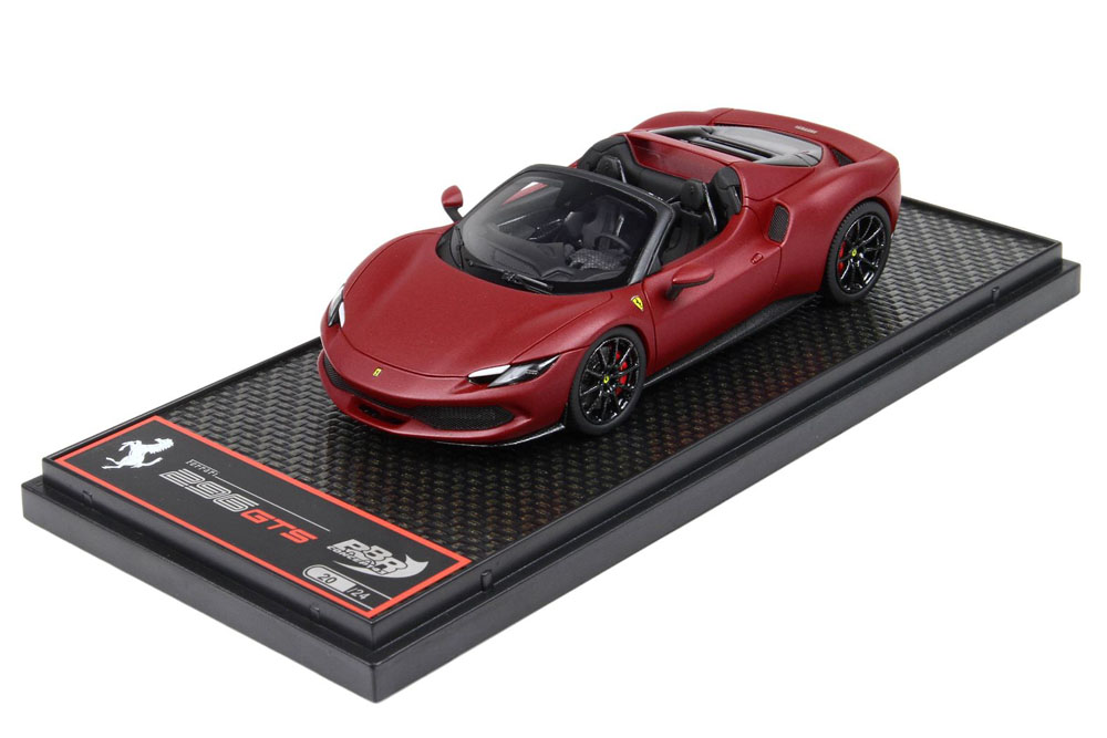 BBR 1:43 - Coffret exclusif Ferrari SF-24 & Ferrari 296GTS / C.Sainz – Miami 2024 - Modélisme